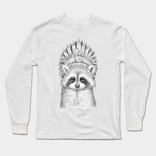 Raccoon apache Long Sleeve T-Shirt